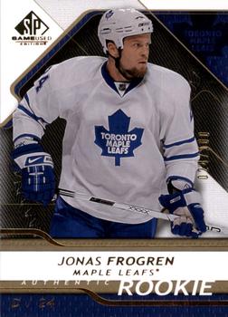 2008-09 SP Game Used - Gold #165 Jonas Frogren  Front