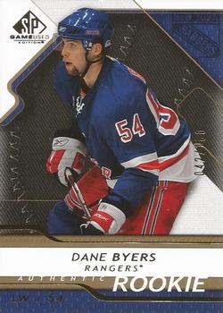 2008-09 SP Game Used - Gold #174 Dane Byers  Front