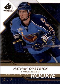 2008-09 SP Game Used - Gold #182 Nathan Oystrick  Front