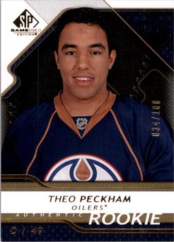 2008-09 SP Game Used - Gold #185 Theo Peckham  Front