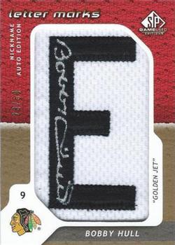 2008-09 SP Game Used - Letter Marks - Nickname Edition #NE-BH Bobby Hull  Front