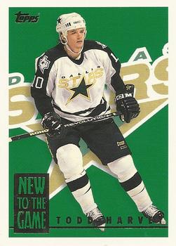 1995-96 Topps - New to the Game #17NG Todd Harvey Front
