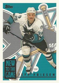 1995-96 Topps - New to the Game #18NG Jeff Friesen Front
