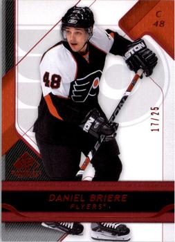 2008-09 SP Game Used - Platinum #76 Daniel Briere  Front