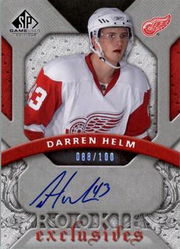 2008-09 SP Game Used - Rookie Exclusive Autographs #RE-DH Darren Helm  Front