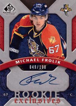 2008-09 SP Game Used - Rookie Exclusive Autographs #RE-MI Michael Frolik  Front