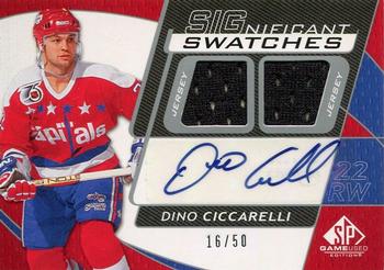 2008-09 SP Game Used - SIGnificance #SIG-CI Dino Ciccarelli  Front