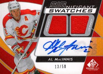 2008-09 SP Game Used - SIGnificant Swatches #SS-AL Al MacInnis  Front