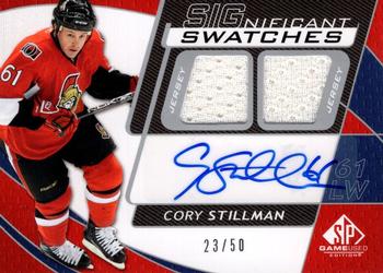 2008-09 SP Game Used - SIGnificant Swatches #SS-CS Cory Stillman  Front