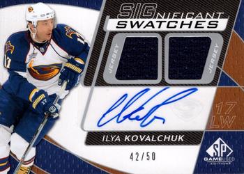2008-09 SP Game Used - SIGnificant Swatches #SS-IK Ilya Kovalchuk  Front
