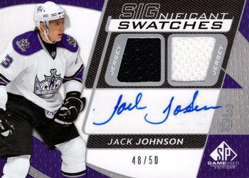2008-09 SP Game Used - SIGnificant Swatches #SS-JJ Jack Johnson  Front