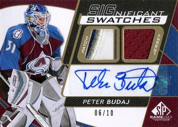 2008-09 SP Game Used - SIGnificant Swatches Patches #SS-BU Peter Budaj  Front