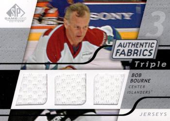 2008-09 SP Game Used - Authentic Fabrics Triple #3AF-BB Bob Bourne  Front