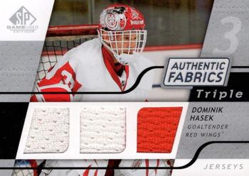 2008-09 SP Game Used - Authentic Fabrics Triple #3AF-DH Dominik Hasek  Front
