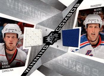 2008-09 SPx - Winning Combos #WC-EM Eric Staal / Marc Staal  Front