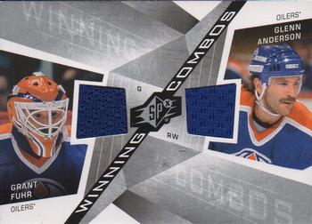 2008-09 SPx - Winning Combos #WC-FA Grant Fuhr / Glenn Anderson  Front