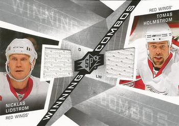 2008-09 SPx - Winning Combos #WC-LH Nicklas Lidstrom / Tomas Holmstrom  Front