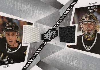 2008-09 SPx - Winning Combos #WC-RM Mike Ribeiro / Marty Turco  Front