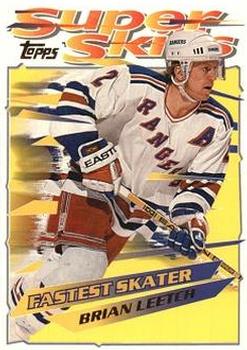 1995-96 Topps Super Skills #19 Brian Leetch Front