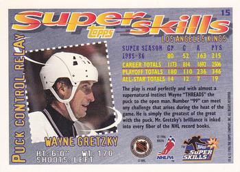 1995-96 Topps Super Skills #15 Wayne Gretzky Back