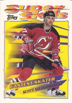 1995-96 Topps Super Skills #27 Scott Niedermayer Front