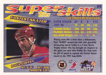 1995-96 Topps Super Skills #29 Paul Coffey Back