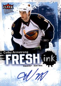 2008-09 Ultra - Fresh Ink #FI-CA Colby Armstrong  Front