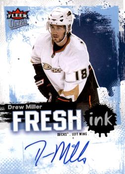 2008-09 Ultra - Fresh Ink #FI-DM Drew Miller  Front