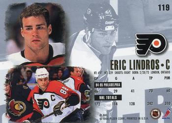 1995-96 Ultra #119 Eric Lindros Back