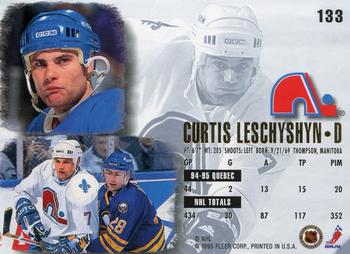 1995-96 Ultra #133 Curtis Leschyshyn Back