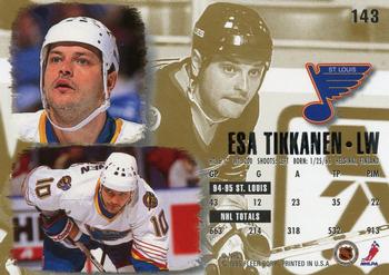 1995-96 Ultra #143 Esa Tikkanen Back