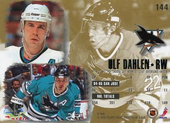 1995-96 Ultra #144 Ulf Dahlen Back