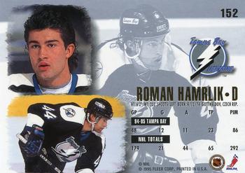 1995-96 Ultra #152 Roman Hamrlik Back