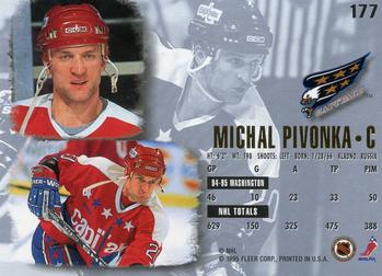 1995-96 Ultra #177 Michal Pivonka Back