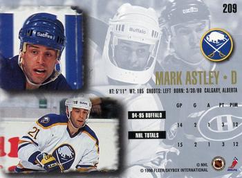 1995-96 Ultra #209 Mark Astley Back