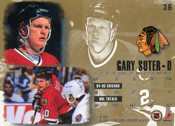 1995-96 Ultra #36 Gary Suter Back