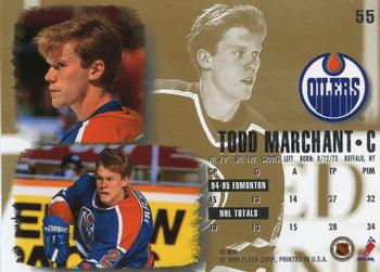 1995-96 Ultra #55 Todd Marchant Back