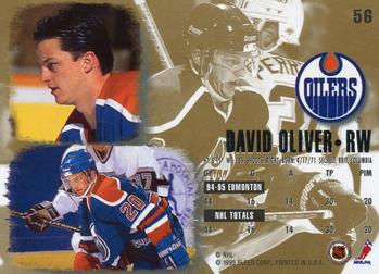 1995-96 Ultra #56 David Oliver Back