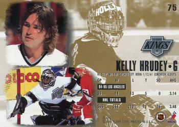1995-96 Ultra #75 Kelly Hrudey Back
