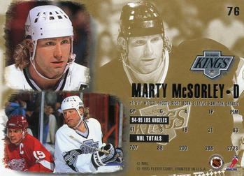1995-96 Ultra #76 Marty McSorley Back