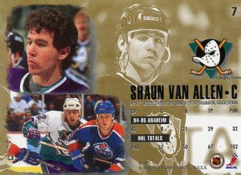1995-96 Ultra #7 Shaun Van Allen Back