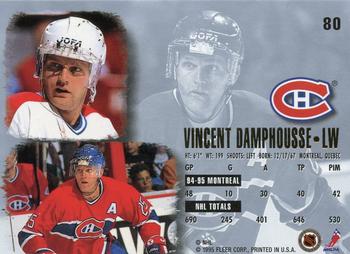1995-96 Ultra #80 Vincent Damphousse Back