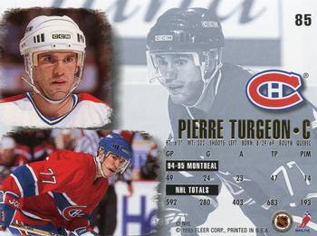 1995-96 Ultra #85 Pierre Turgeon Back