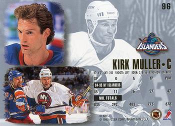 1995-96 Ultra #96 Kirk Muller Back