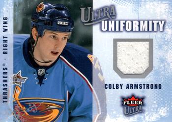 2008-09 Ultra - Ultra Uniformity #UA-CA Colby Armstrong Front