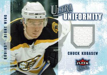 2008-09 Ultra - Ultra Uniformity #UA-CK Chuck Kobasew Front