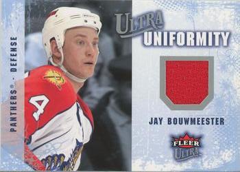 2008-09 Ultra - Ultra Uniformity #UA-JB Jay Bouwmeester Front