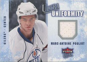 2008-09 Ultra - Ultra Uniformity #UA-MP Marc-Antoine Pouliot Front