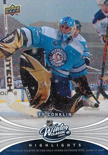 2008-09 Upper Deck - Winter Classic Highlights Jumbo #WAL9 Ty Conklin  Front