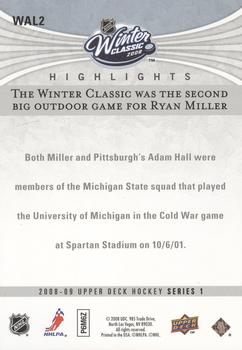2008-09 Upper Deck - Winter Classic Highlights Jumbo #WAL2 Ryan Miller  Back